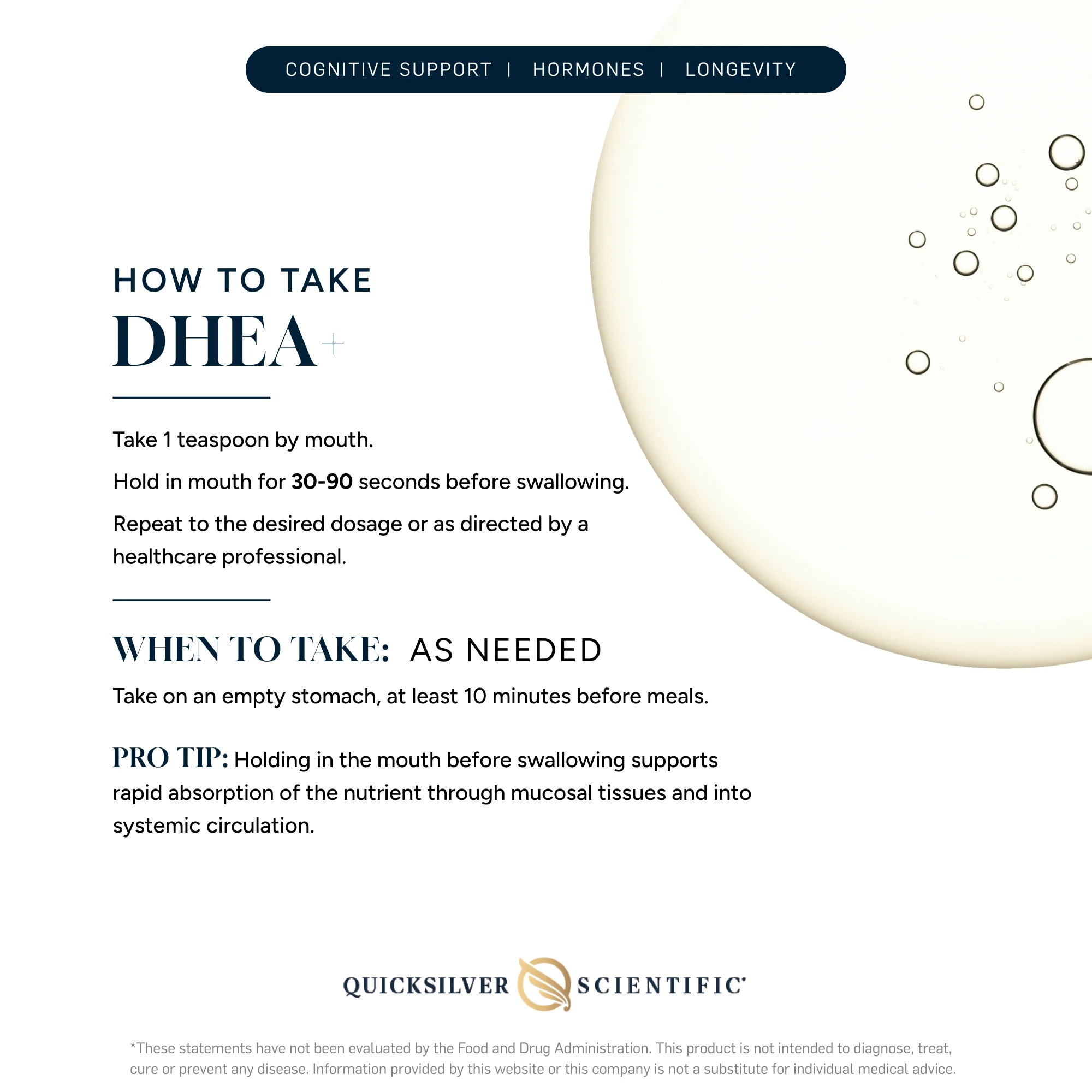 Professional DHEA+ 100mL - Image 3