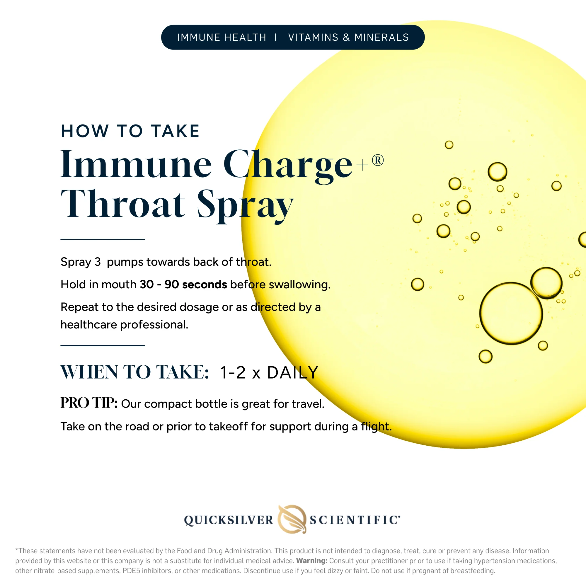Immune Charge+® Throat Spray - Image 3