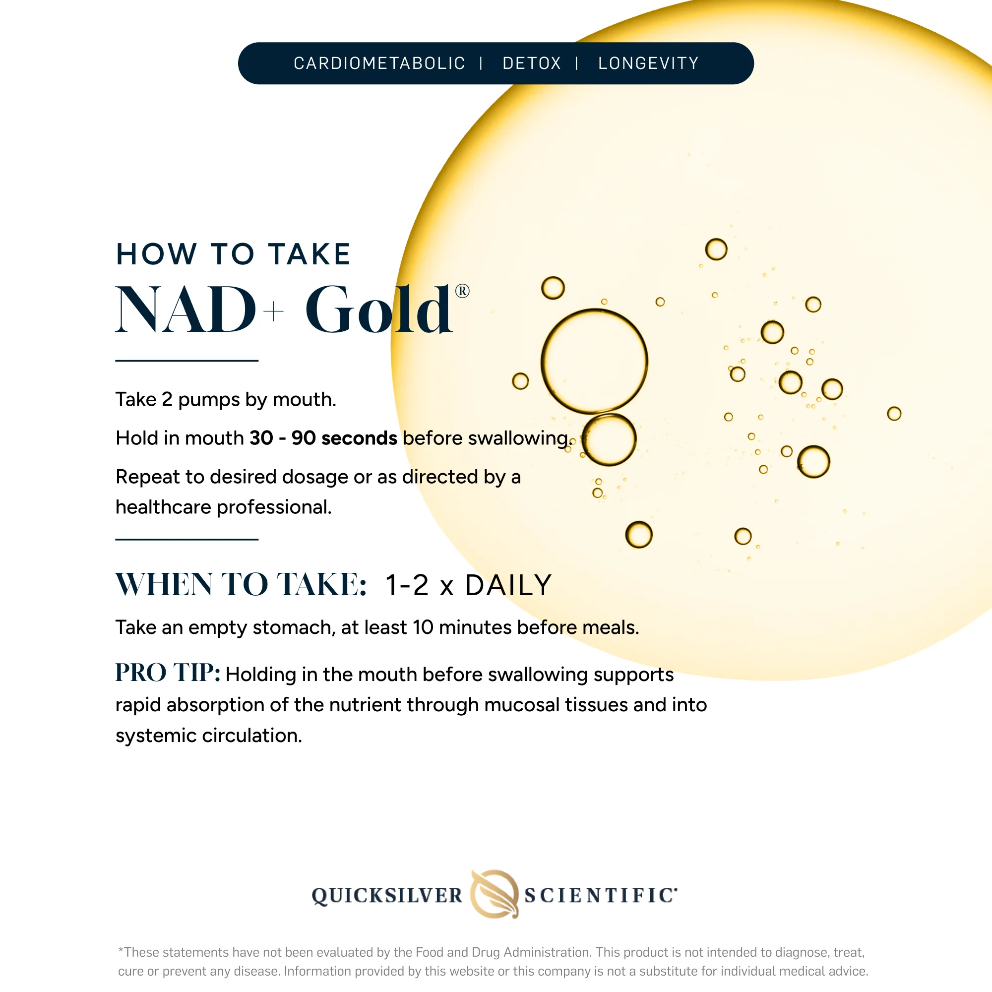 NAD+ Gold® 50 ML - Image 5